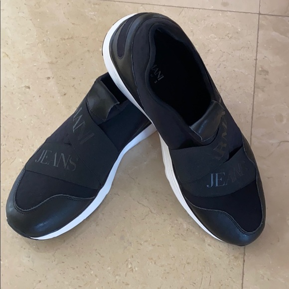 Armani Jeans strap logo running sneakers